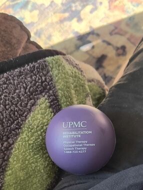 Purple Stress Relief Ball for Hand Therapy